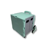 8 Tekerlekli, Yeşil, 32L Standart Boy, Sabit Tutacaklı Alışveriş Arabası - 1