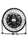 Everest Siyah Masaüstü Metal Siyah Usb Fan Mini Vantilatör thumbnail 4
