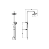 VitrA Joy 3c Duş Kolonu Mat Siyah A4579836 - 5