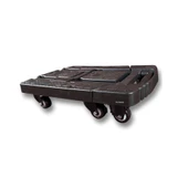 200 kg Taşıma Kapasiteli, Siyah Katlanır Taşıma Arabası - 2