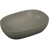 VitrA Outline 5995B450-0016 Oval Lavabo, 60 Cm, Mat Vizon - 1