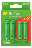 GP Batteries 2100Mah 4+2 Şarjlı Kalem Pil Recyko thumbnail 2