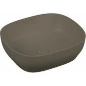 VitrA Outline 5994B450-0016 Kare Lavabo, 48 Cm, Mat Vizon - 1