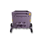 Ultra Geniş, 8 Tekerlekli, 85 Lt Mor Katlanır Alışveriş Arabası - 1