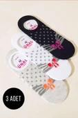 Karışık Desenli Bayan Babet Çorap Asorti 2 thumbnail 1