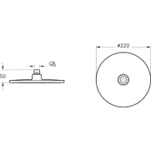 Artema Rain L A45708STA Duş Başlığı, Krom - 3