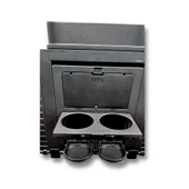 Ultra Geniş, 8 Tekerlekli, 85 Lt Siyah Katlanır Alışveriş Arabası - Merdiven Çıkan - 2