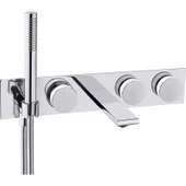 VitrA Memoria A4285357 Ankastre Banyo Bataryası, Sıva Üstü Grubu, Krom - 1