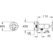 VitrA Origin Classic A4525936 Ara Musluk, Mat Siyah - 2