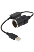 Powermaster USB 2.0 5 VOLT - 2 AMPER TO 12 VOLT - 0.8 AMPER ÇAKMAK FİŞİ DİŞİ ÇEVİRİCİ thumbnail 8