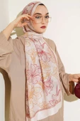 Antik Çiçekli Soft Şal Mocha thumbnail 1