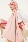 Düz Medine İpeği Şal Pudra thumbnail 1