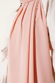 Düz Medine İpeği Şal Pudra thumbnail 4