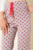 Kalp Desenli Pijama Altı Kayrak Grisi thumbnail 4