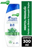 Head & Shoulders Mentol Ferahlığı 2'si 1 Arada Şampuan 300 ml thumbnail 1