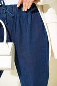 İspanyol Paça Kot Pantolon Orta Mavi thumbnail 4