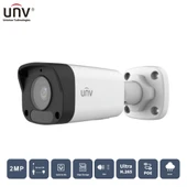 Uniview IPC2122LB-ASF28K-A 2mp 2.8mm Sabit Lens Dahili Sesli H.265+ IR Bullet IP Kamera thumbnail 1