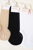 Bayan 3lü Kaydırmaz Sneakers Çorap Asorti 1 thumbnail 2