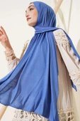 Basic Penye Şal Mavi thumbnail 2