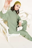 Fisto Detaylı Tunik İkili Takım Çağla Yeşili thumbnail 1