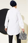 Yandan Bağlamalı Tunik Beyaz thumbnail 3