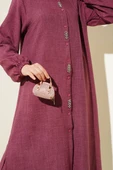 Taş Süslemeli Uzun Tunikli İkili Takım Burgonya thumbnail 4