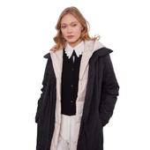 Kadın Çift Renk Şişme Mont 560038 thumbnail 3