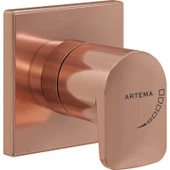 Artema Root Square A4272929 Ankastre Stop Valf, Soft Bakır - 1