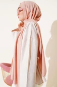 Düz Medine İpeği Şal Pudra thumbnail 3