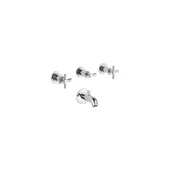 Artema Juno A40832 Ankastre Banyo Bataryası El Duşu Çıkışlı Sıva Üstü Krom - 2