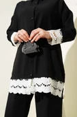 Fisto Detaylı Tunik İkili Takım Siyah thumbnail 4