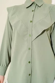 V Detaylı Gömlek Çağla Yeşili thumbnail 4