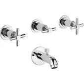 Artema Juno A40832 Ankastre Banyo Bataryası El Duşu Çıkışlı Sıva Üstü Krom - 1