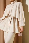 Bolero Detaylı İkili Takım Bej thumbnail 4