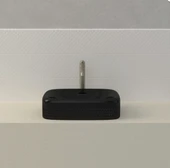 Bocchi New Age Tezgah Üstü Lavabo 55 cm Parlak Siyah 1411-005-0125 thumbnail 2