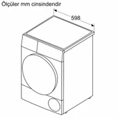 Siemens WQ45B2AXTR iQ700 Isı Pompalı Kurutma Makinesi 9 kg thumbnail 7