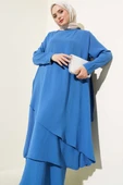 Asimetrik Kesim Ayrobin İkili Takım Mavi thumbnail 2
