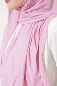 Basic Penye Şal Pembe thumbnail 4