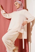 Ayrobin Şalvarlı İkili Takım Bej thumbnail 1
