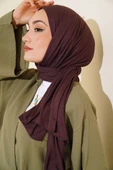 Basic Penye Şal Acı Kahve thumbnail 2