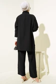 Fisto Detaylı Tunik İkili Takım Siyah thumbnail 3
