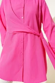 Yandan Bağlamalı Tunik Fusya thumbnail 4