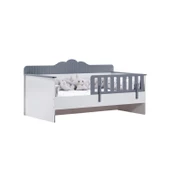 Karyola, Flower Montessori Karyola - Antrasit + 1 Adet Comfort Yatak thumbnail 4