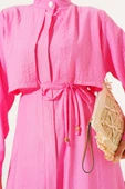 Bolero Detaylı Uzun Tunik İkili Takım Pembe thumbnail 4