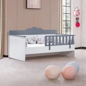 Karyola, Flower Montessori Karyola - Antrasit + 1 Adet Comfort Yatak thumbnail 2