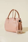 Fermuarlı Kare Çanta Pudra thumbnail 1