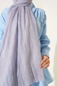 Kırışık Bambu Soft Şal Gri thumbnail 4