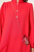 Taş Düğmeli İkili Takım Alizarin thumbnail 4