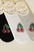 Karışık Desenli Bayan Babet Çorap Asorti 16 thumbnail 2