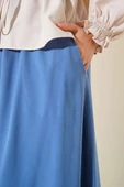 Yandan Cepli Basic Etek Indıgo thumbnail 4